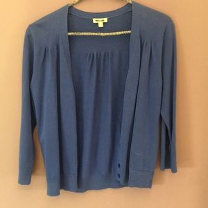 Blue cardigan